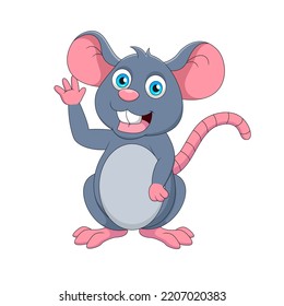 Cute Mouse Cartoon Cute Animal Cartoon Stock Vector (Royalty Free ...