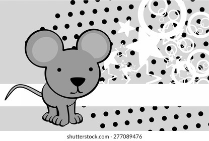 cute mouse cartoon background in vector format very easy to edit