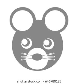 cute mouse character icon
