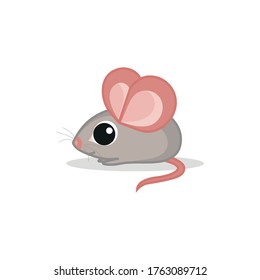 Cute-Maus-Zeichenkette-Vektorgrafik