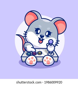 Diseño de dibujos animados de juegos de ratón