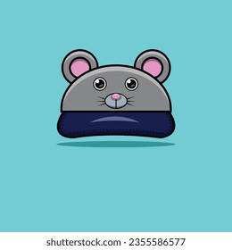cute mouse hat. very suitable for use by children