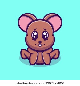 Ilustración del icono del vector del ratón