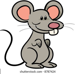 cute mouse vector illustration