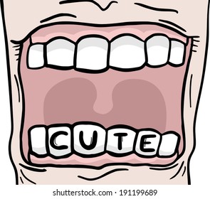 Cute mouth