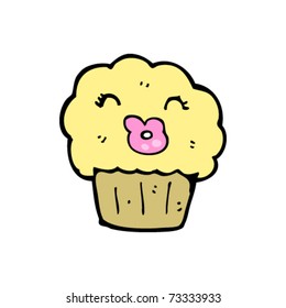 tira cómica de muffin lindo