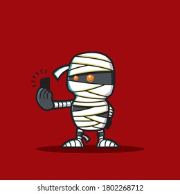 cute mummy characters for halloween celebrations