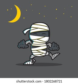cute mummy characters for halloween celebrations