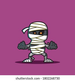 cute mummy characters for halloween celebrations