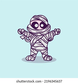 cute mummy icon vector illustration