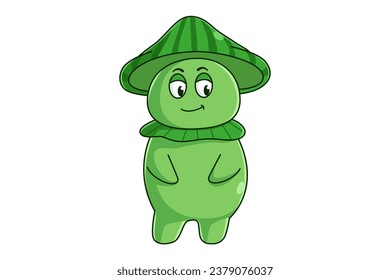 Cute Mushroom Cartoon Character Design