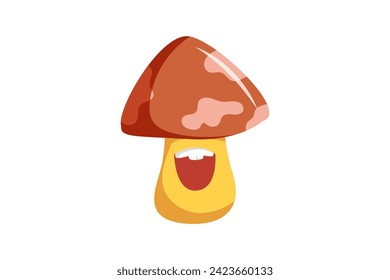 Cute Mushroom Funny and Weird Sticker