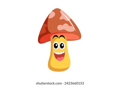 Cute Mushroom Funny and Weird Sticker