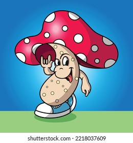 a cute mushroom is in style