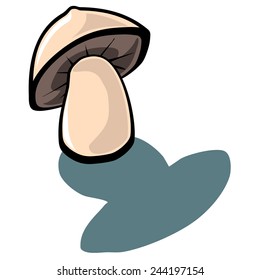 Cute Mushroom vector cartoon