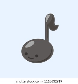 Cute Music Notes Cartoon Vector