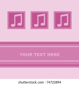 cute musical card