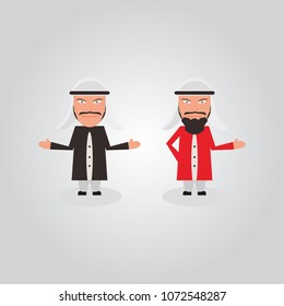 Cute Muslim Cartoon Man