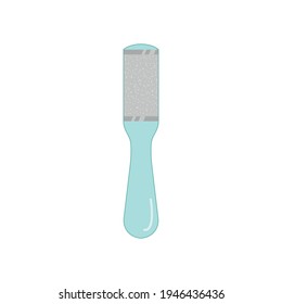 Cute nail file isolated on white background. Vector illustration.