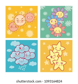 Cute nature cartoons