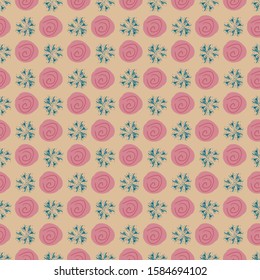 Cute nature seamless pattern design. Can use for print, template, fabric, presentation, textile, banner, poster
