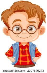 Cute nerdy-Boy-Cartographie