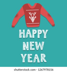 cute new year card
