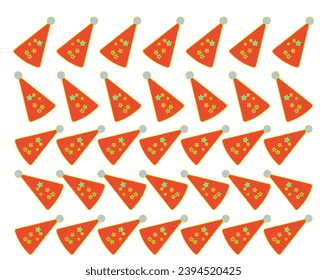 cute new year hat pattern