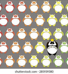 Cute nice rainbow background positive panda character emphasis king pandas to print, texture, children's drawing, toy, cartoon