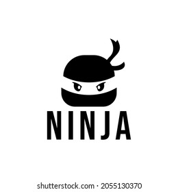 Cute ninja character design vector