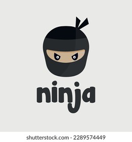 Cute ninja and very angry look