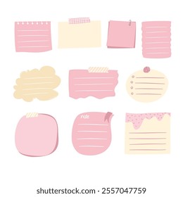 cute note paper decorative journaling collection