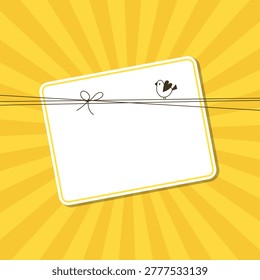 Cute note, Sunrays, Sunbeam rays, Lines background, Light