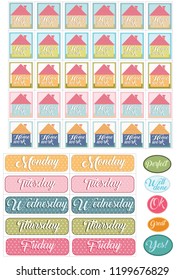 cute notebook stickers