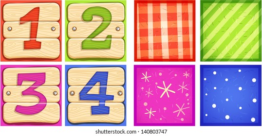 cute numbers 1234