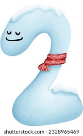 Cute numbers vector math letters 
