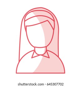 cute nun avatar character