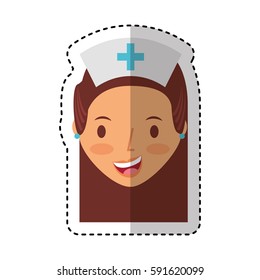 cute nurse avatar character