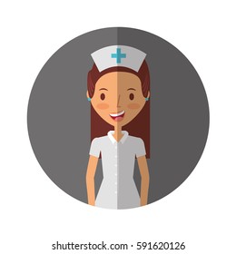 cute nurse avatar character