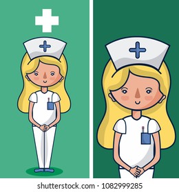 Cute Nurse Cartoon