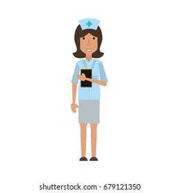 Cute nurse cartoon