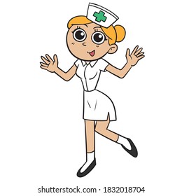 A cute nurse will come to help you in the day you hurt.