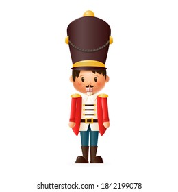 Cute Nutcracker isolated on transparent background