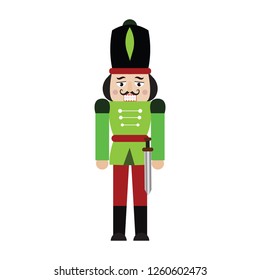 Cute nutcracker soldier