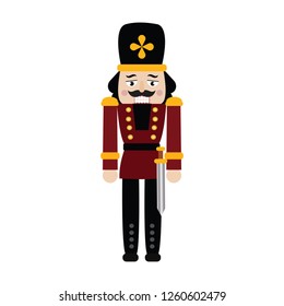 Cute nutcracker soldier