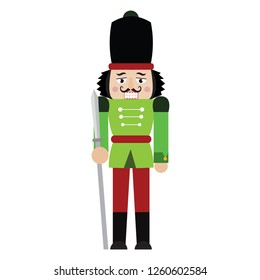 Cute nutcracker soldier