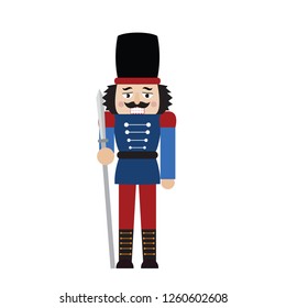 Cute nutcracker soldier