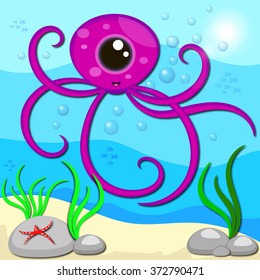 Cute octopus 