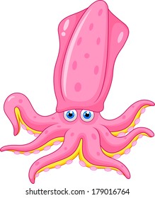 Cute octopus cartoon 