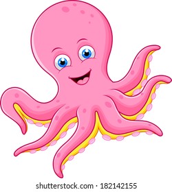 Cute octopus cartoon